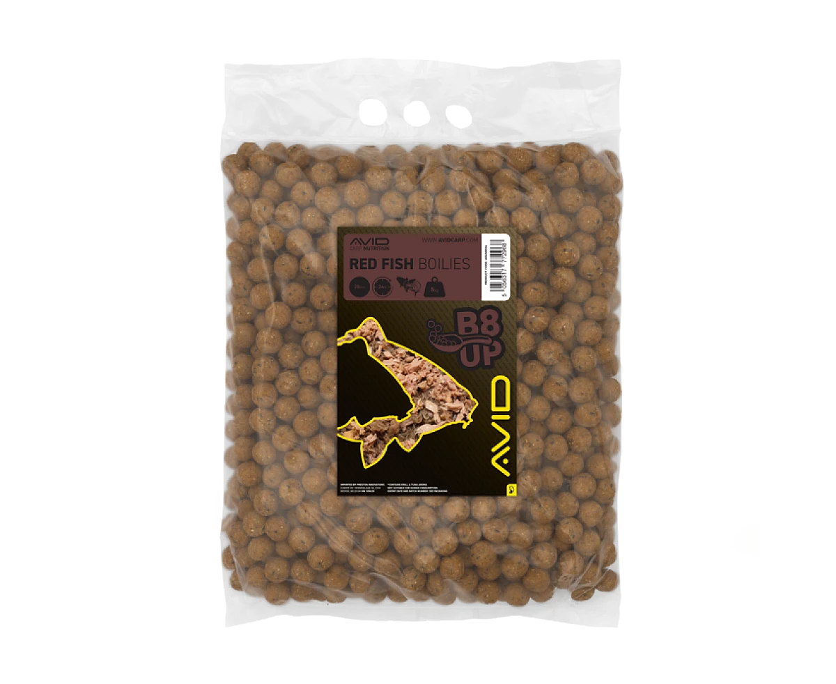 Avid Carp B8-Up Red Fish Boilieswersja 20mm / 5kg - MPN: A0650034 - EAN: 5056317772968