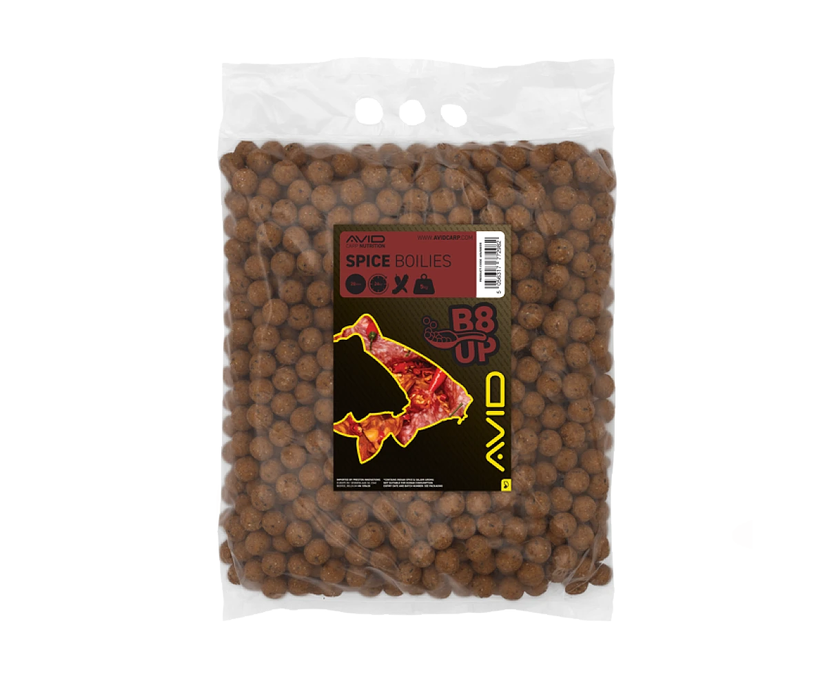 Avid Carp B8-Up Spice Boilieswersja 20mm / 5kg - MPN: A0650035 - EAN: 5056317772982