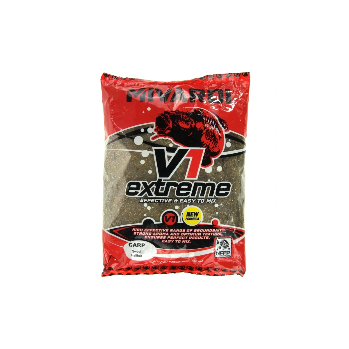 Mivardi V1 CARP Groundbait - Sweet Halibutopakowanie 2850g - MPN: M-GV1SWEHA28 - EAN: 8595712423633