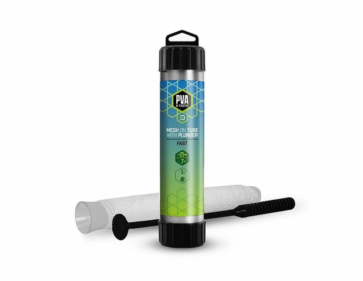 Delphin PVA NTastic Mesh on Tube with Plunger 25mm/7m - Fast Meltopakowanie 25mm / 7m - MPN: 101003064 - EAN: 8586018506281