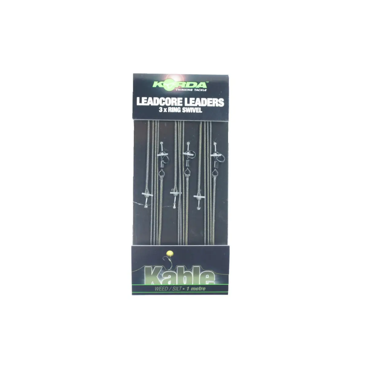 Korda Leadcore Leader Ring Swivelkolor Weed/Silt - MPN: LLRSW - EAN: 5060062115321