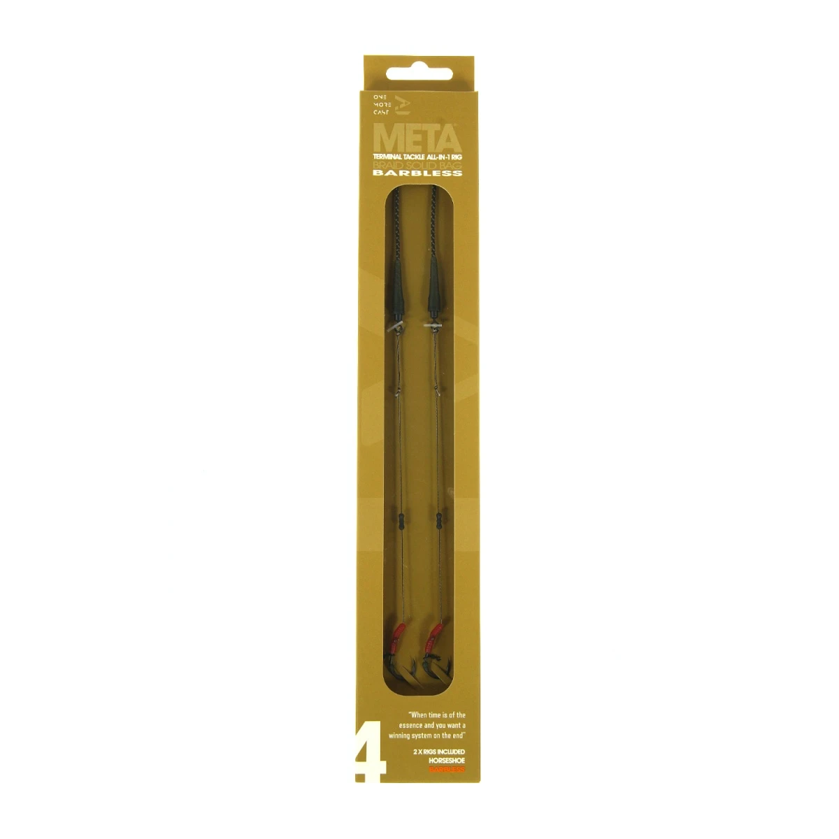 One More Cast Blend Leadcore Solid Bag Rig Horseshoe - Barblessrozmiar 4 - MPN: OMCLBB5 - EAN: 5060939134301