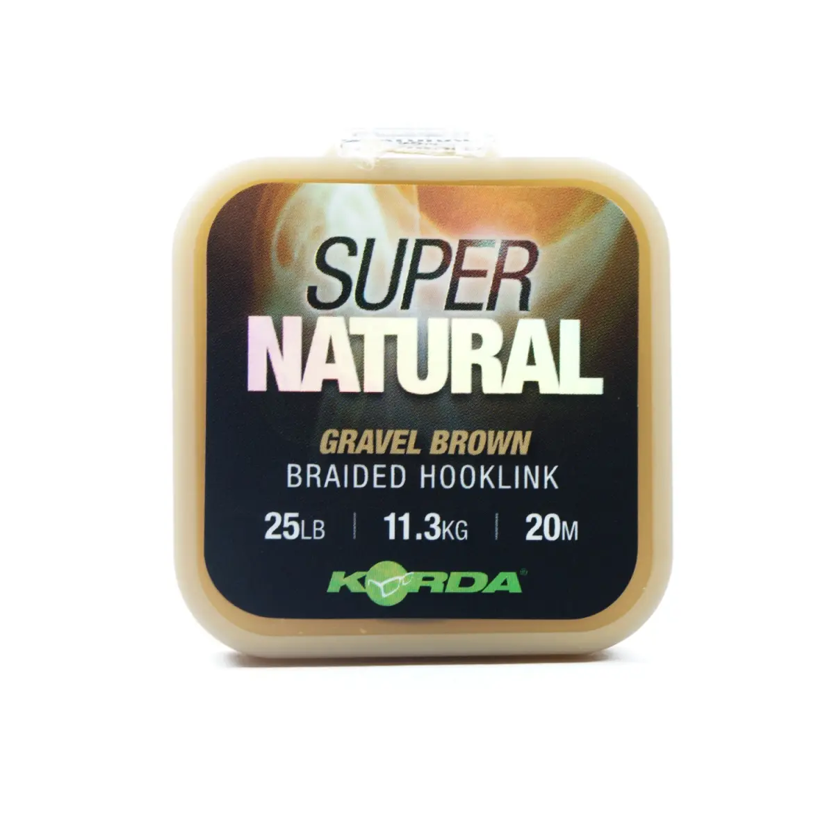 Korda Super Natural Braidkolor 25lb /11.3kg Gravel Brown - MPN: KSNB25 - EAN: 5060062113105