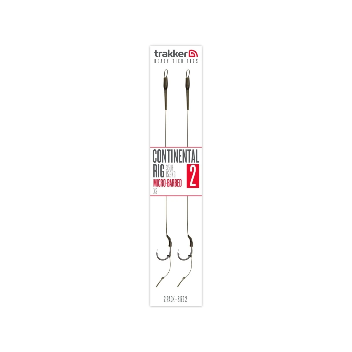 Trakker Continental Ready Rigs (Micro Barb.)rozmiar 2 - MPN: 228755 - EAN: 5056618311910