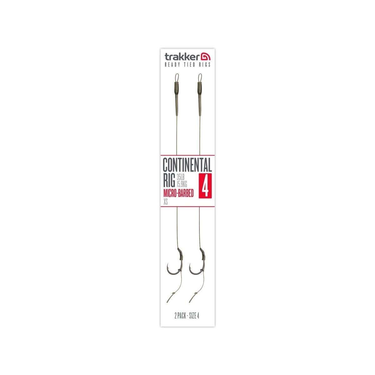 Trakker Continental Ready Rigs (Micro Barb.)rozmiar 4 - MPN: 228756 - EAN: 5056618311903