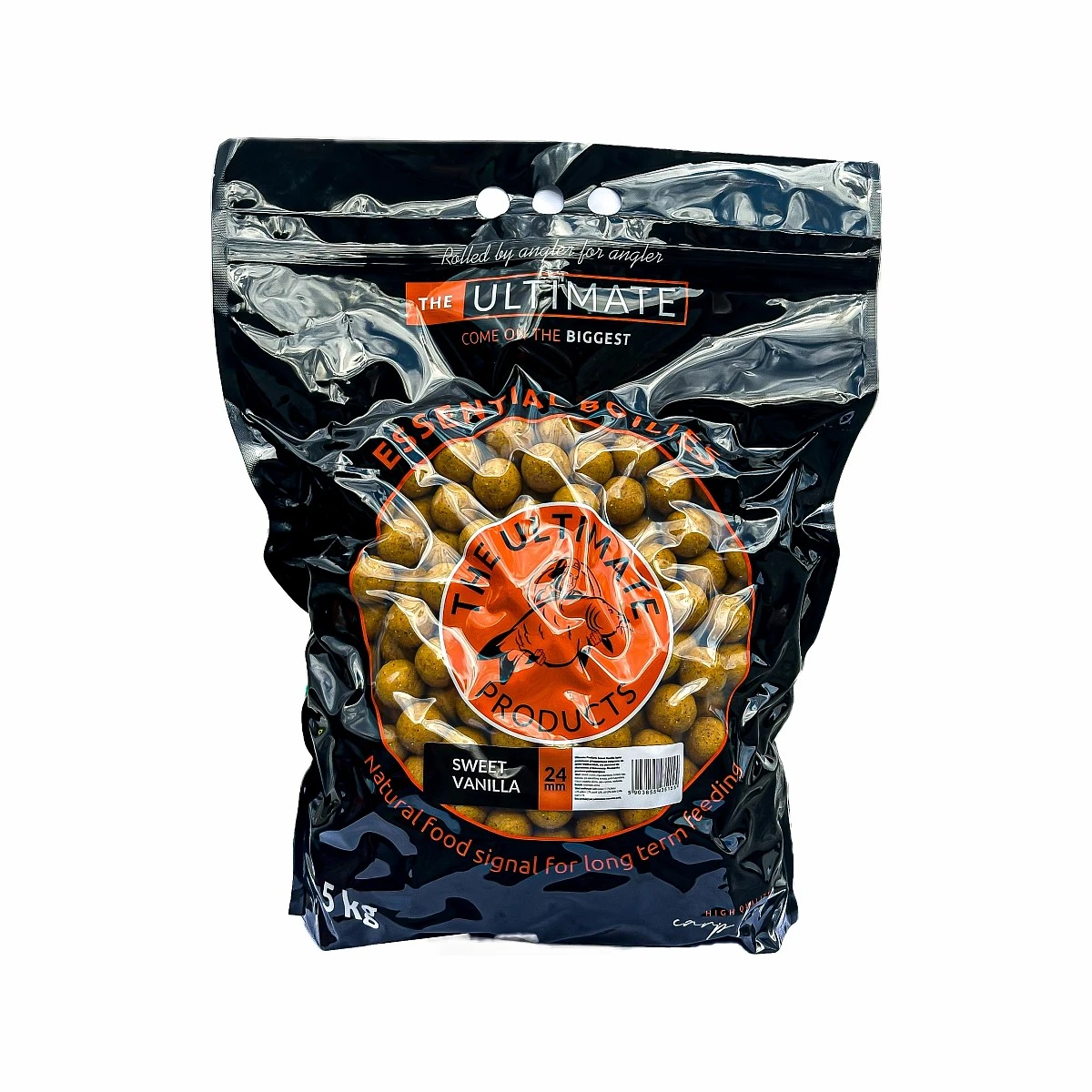 UltimateProducts Essential Boilies - Sweet Vanillarozmiar 20mm / 5kg - EAN: 5903855435117