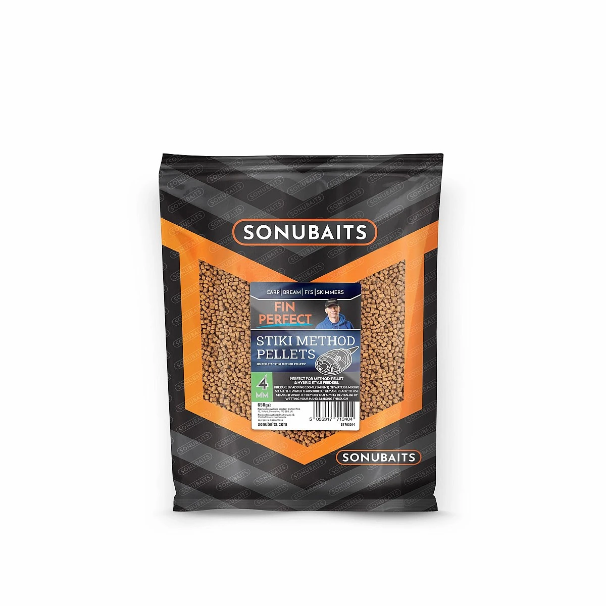 Sonubaits Fin Perfect Stiki Method Pellets - KRÓTKA DATA WAŻNOŚCI 4mm / 650gopakowanie 4mm / 650g - EAN: 200000097998