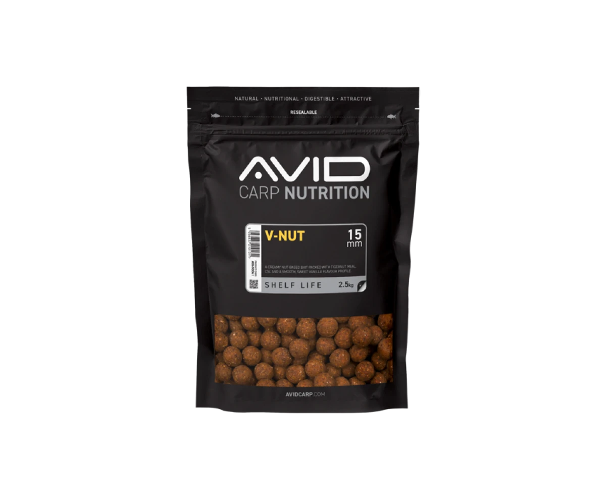 Avid Carp V-Nut Boiliesrozmiar 15mm / 2,5kg - MPN: A0650041 - EAN: 5056837210131