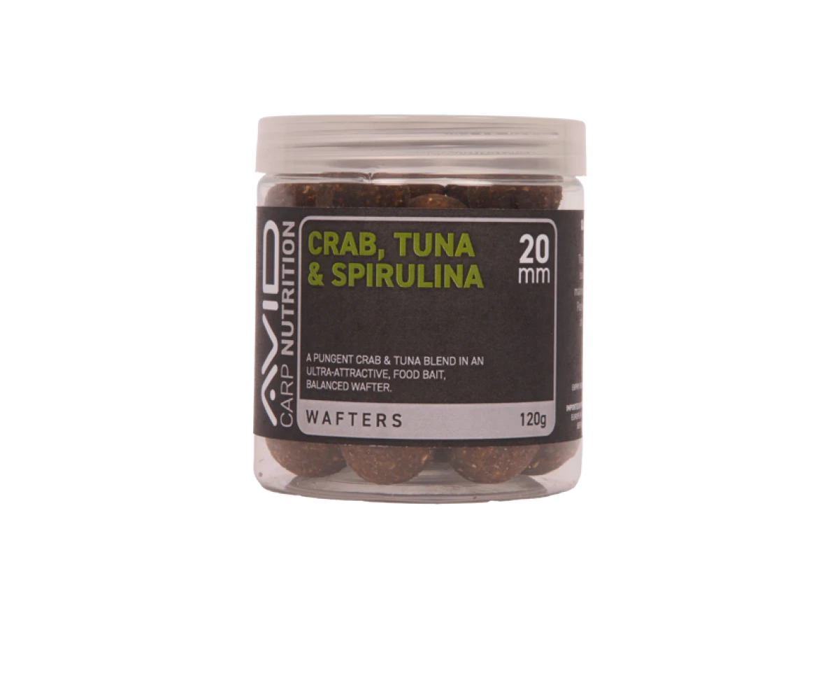 Avid Carp Crab, Tuna & Spirulina Wafterrozmiar 20mm - MPN: A0650081 - EAN: 5056837210933