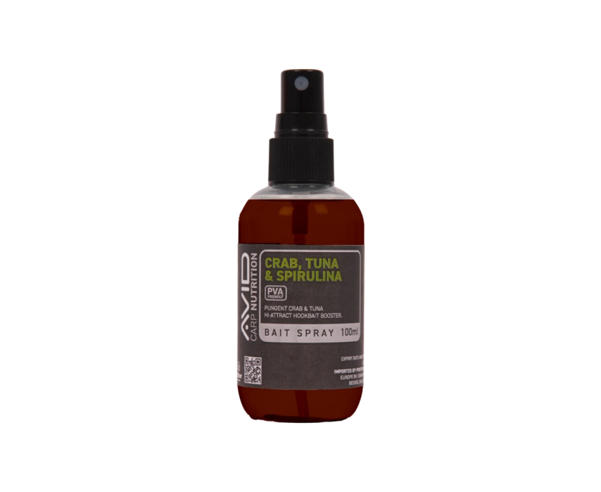 Avid Carp Crab, Tuna & Spirulina Bait Sprayopakowanie 100ml - MPN: A0650101 - EAN: 5056837211336