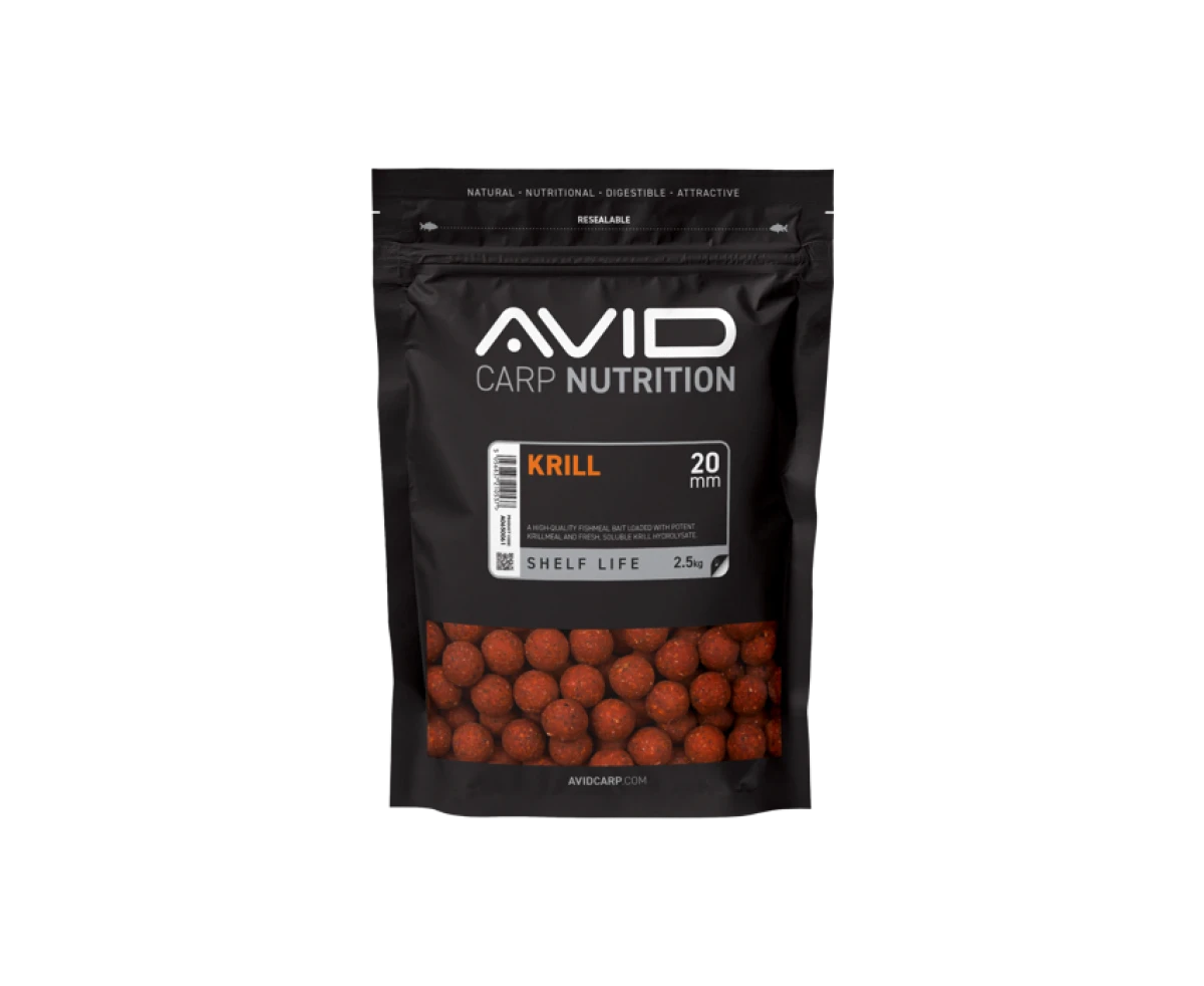 Avid Carp Nutrition Krill Boiliesrozmiar 20mm / 2,5 kg - MPN: A0650061 - EAN: 5056837210537