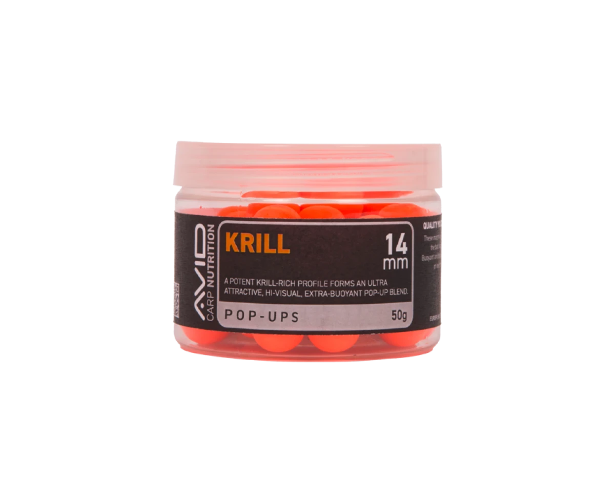 Avid Carp Krill Pop-Up Orangerozmiar 14mm - MPN: A0650079 - EAN: 5056837210896