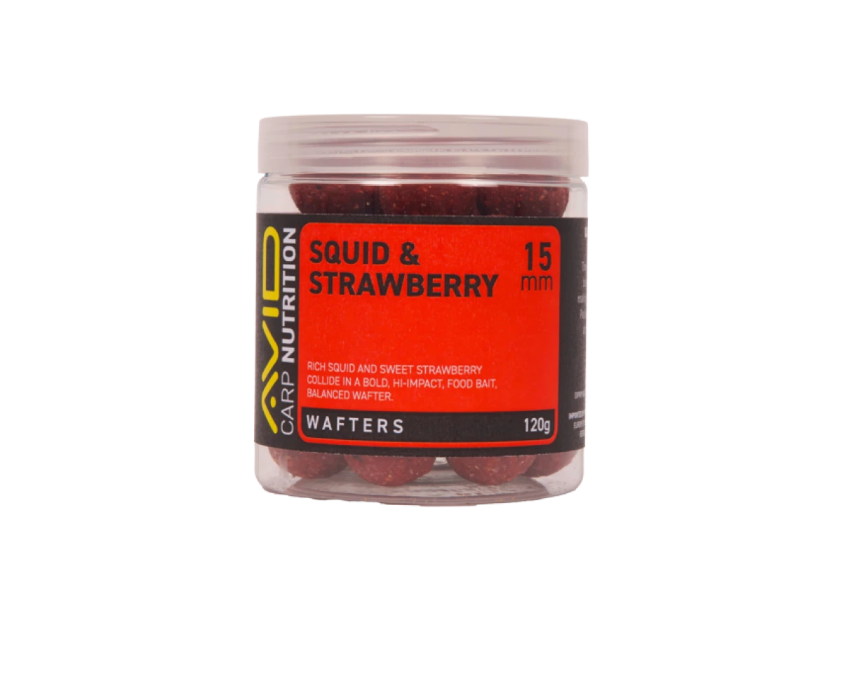 Avid Carp Squid & Strawberry Wafterrozmiar 15mm - MPN: A0650096 - EAN: 5056837211237