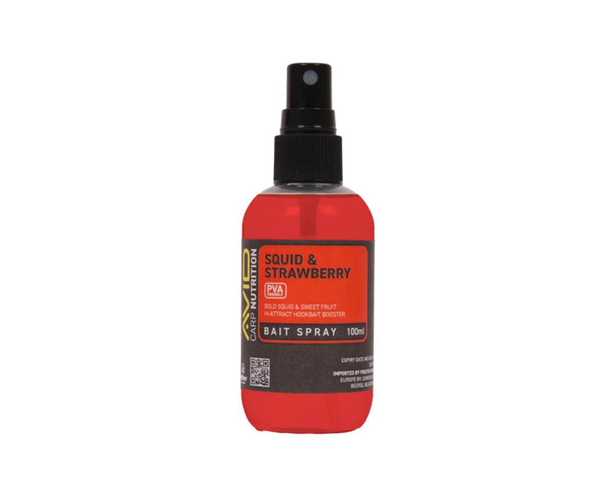 Avid Carp Squid & Strawberry Bait Sprayopakowanie 100ml - MPN: A0650108 - EAN: 5056837211473