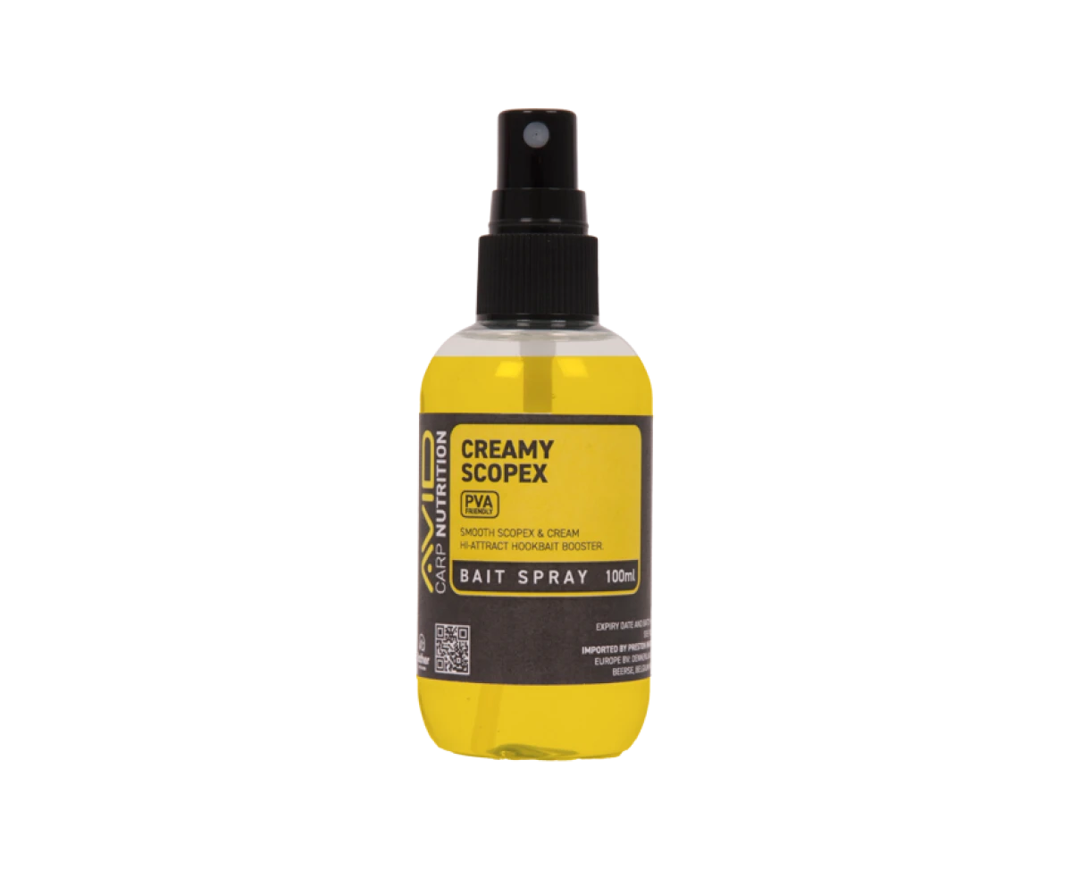 Avid Carp Creamy Scopex  Bait Sprayopakowanie 100ml - MPN: A0650110 - EAN: 5056837211510