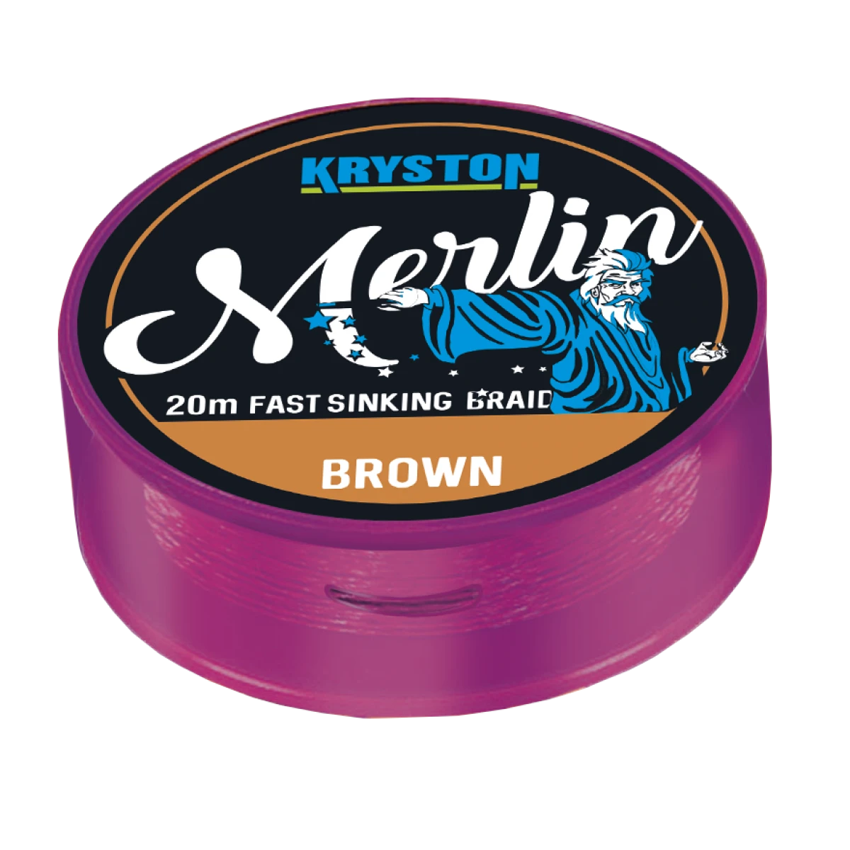 Kryston MERLIN Fast Sinking Braid - BRAK OPAKOWANIA 25 lb / Gravel Brownwersja 25 lb / Gravel Brown - EAN: 200000098544