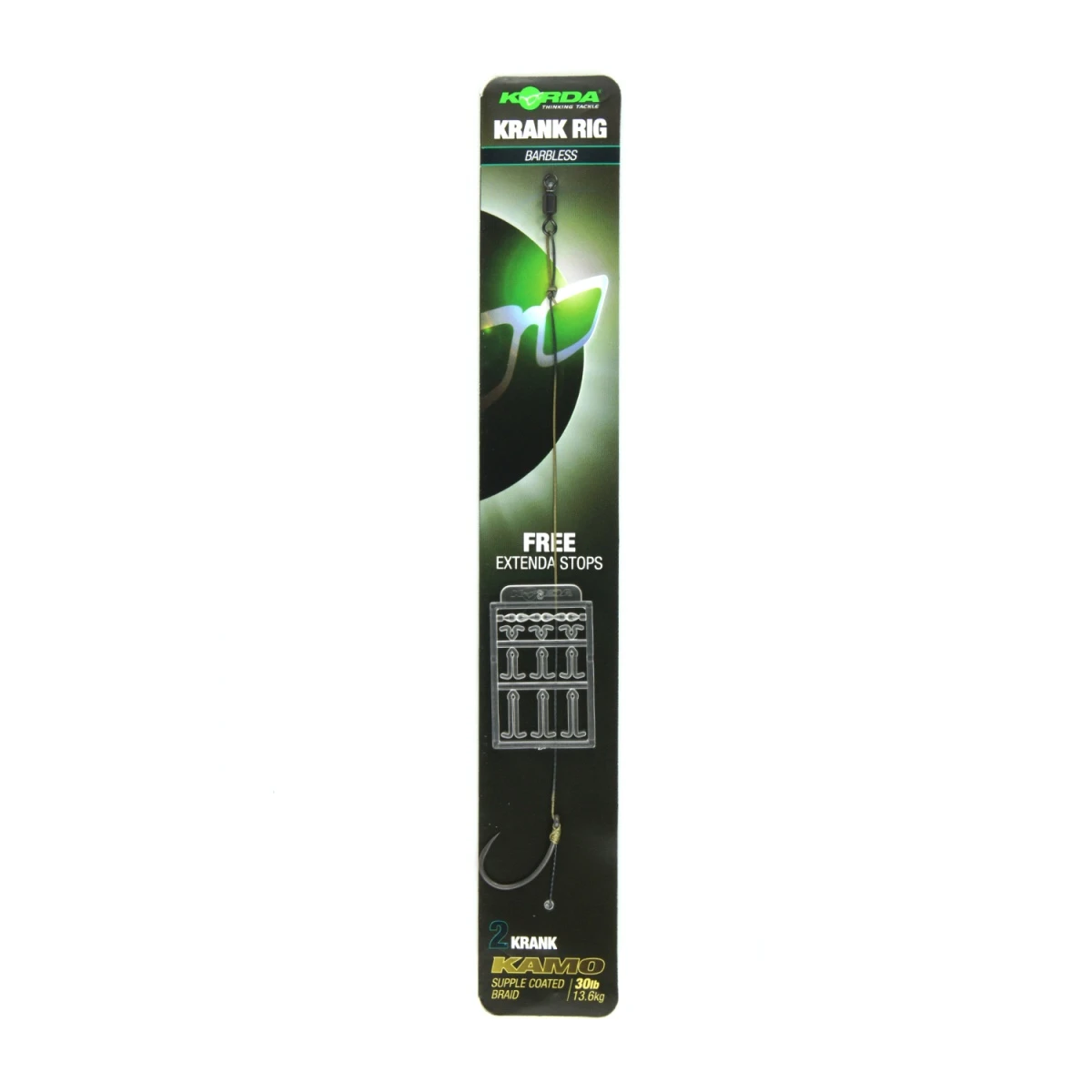 Korda Krank Ready Rig (Barbless)rozmiar 2 (bezzadziorowy) - MPN: KCR077 - EAN: 5060323807552