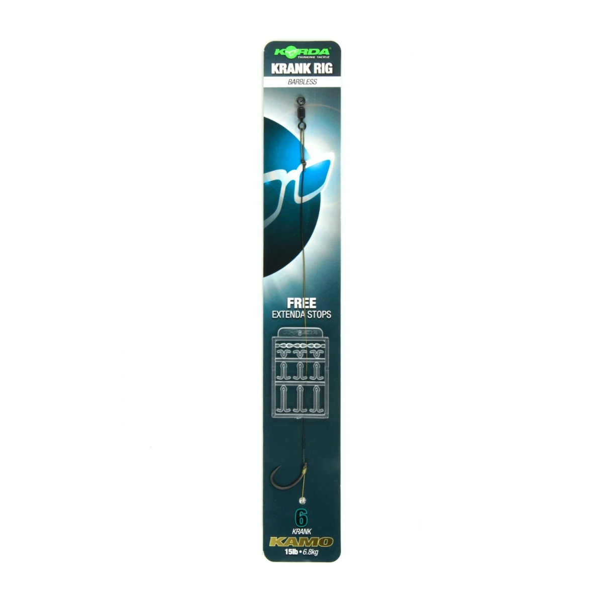 Korda Krank Ready Rig (Barbless)rozmiar 6 (bezzadziorowy) - MPN: KCR079 - EAN: 5060323807590