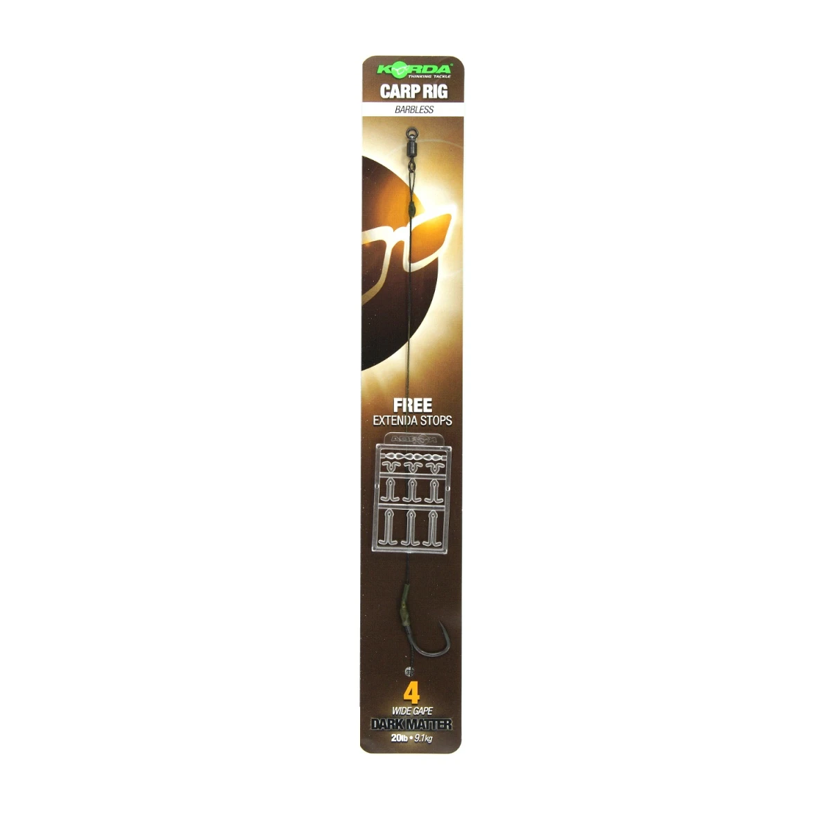 Korda Dark Matter Rig (Barbless)rozmiar 4 (bezzadziorowy) - MPN: KCR100 - EAN: 5060323809068