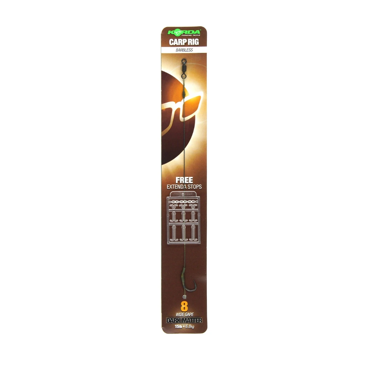 Korda Dark Matter Rig (Barbless)rozmiar 8 (bezzadziorowy) - MPN: KCR102 - EAN: 5060323809105