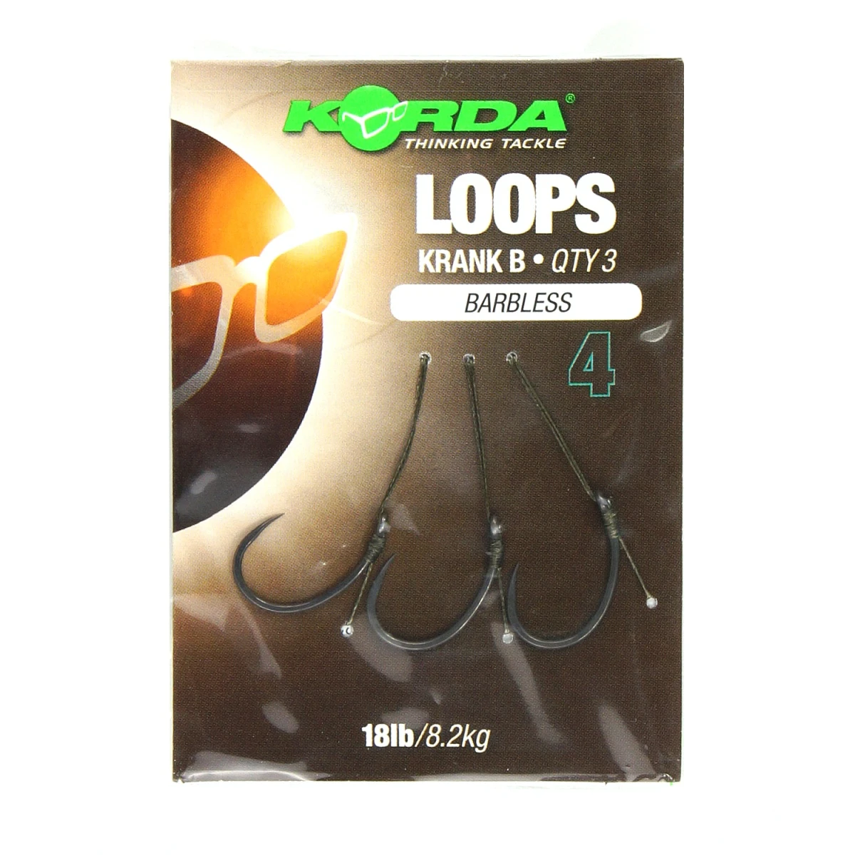 Korda Loop Rigs Krank (Barbless)rozmiar 4 (bezzadziorowe) - MPN: KCR117 - EAN: 5060461128021
