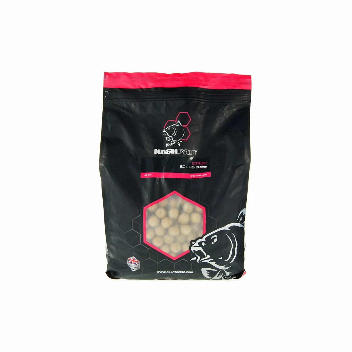 Nash Citruz Boilies - USZKODZONE OPAKOWANIErozmiar 20mm / 5kg - EAN: 200000098742