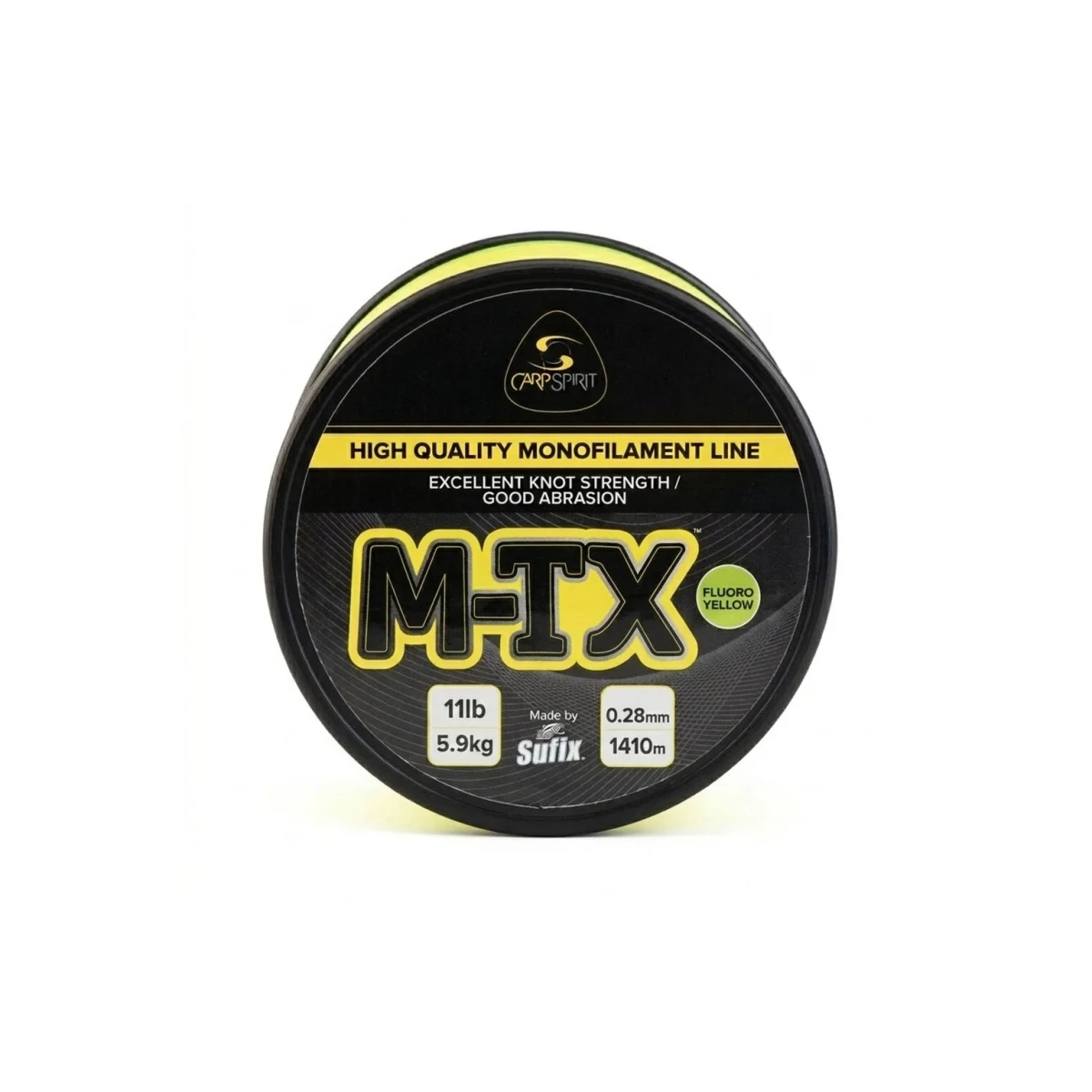 Carp Spirit M-TX Fluo Yellowrozmiar 0.28mm (11lb/5.9kg) - 1410m - MPN: ACS470108 - EAN: 3422993072753