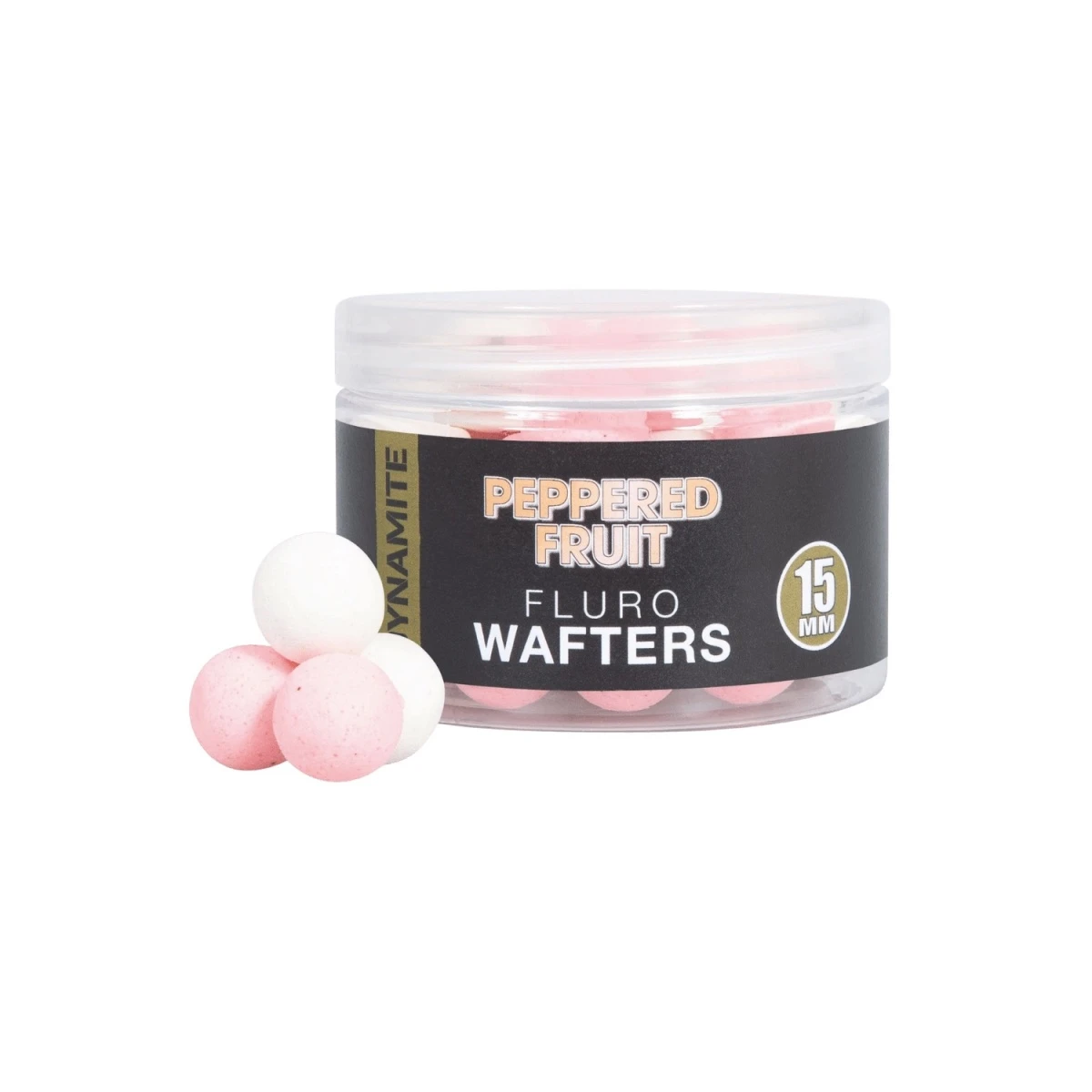 DynamiteBaits Peppered Fruit Fluro Waftersrozmiar 15 mm - MPN: ADY041925 - EAN: 5031745231515