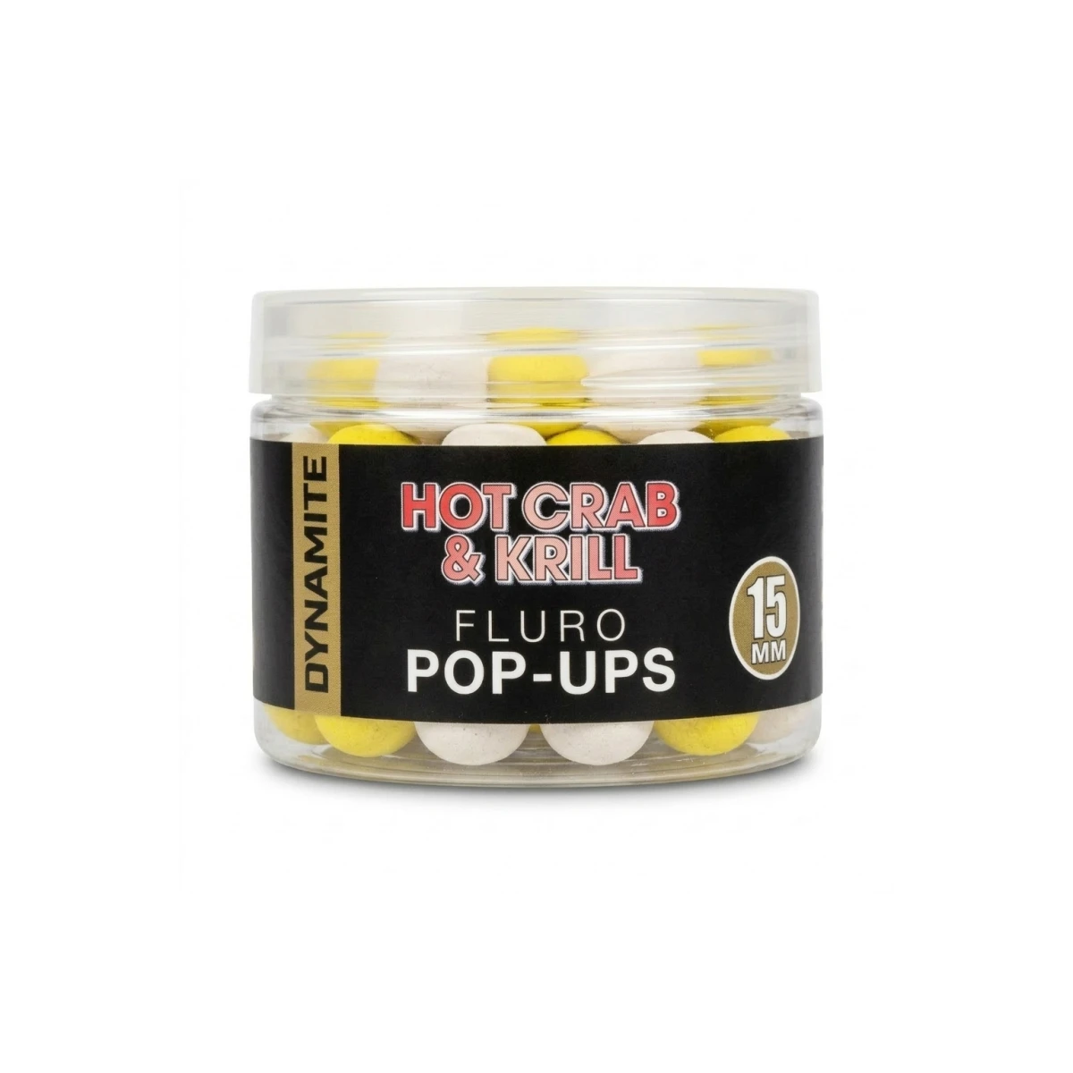 DynamiteBaits Fluro Hot Crab & Krill Pop - Uprozmiar 15 mm - MPN: ADY041638 - EAN: 5031745231836