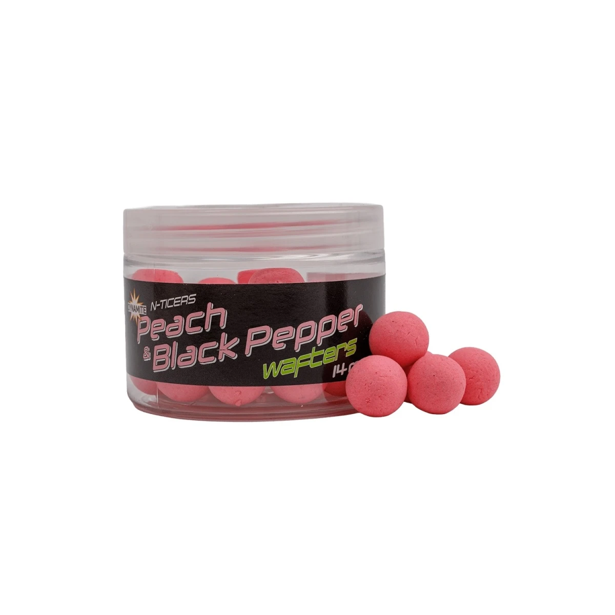 DynamiteBaits N-Ticers Peach & Black Pepper Waftersrozmiar 14 mm - MPN: ADY041860 - EAN: 5031745231690