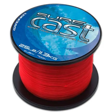 Gardner Sure Cast Red 12 lb (0,30mm)model 12 lb (0,30mm) - MPN: SCAST12R - EAN: 5060218453970