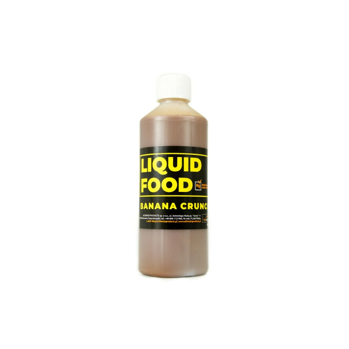 UltimateProducts Liquid Food - Banana Crunch  - KRÓTKA DATA WAŻNOŚCIopakowanie 500ml - EAN: 200000099824