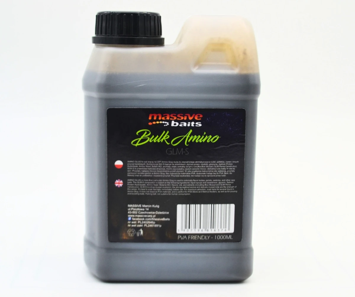 Massive Baits Special Liquid Bulk - GLM - Sopakowanie 1000 ml - MPN: LQ050 - EAN: 5907196816376