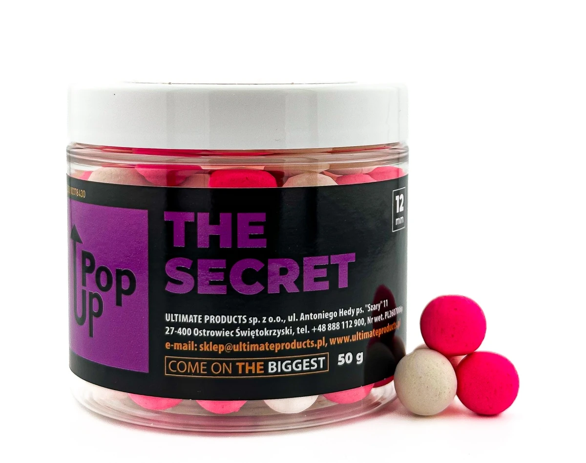 UltimateProducts Top Range Pop-Ups - The Secretrozmiar 12 mm - EAN: 5903855435315