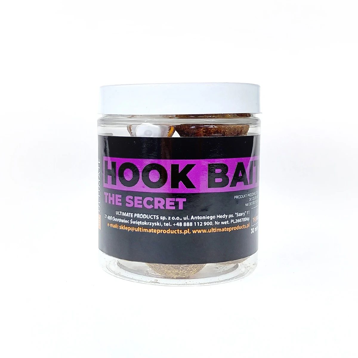 UltimateProducts Top Range Hookbaits - The Secretrozmiar 30 mm - EAN: 5903855435353