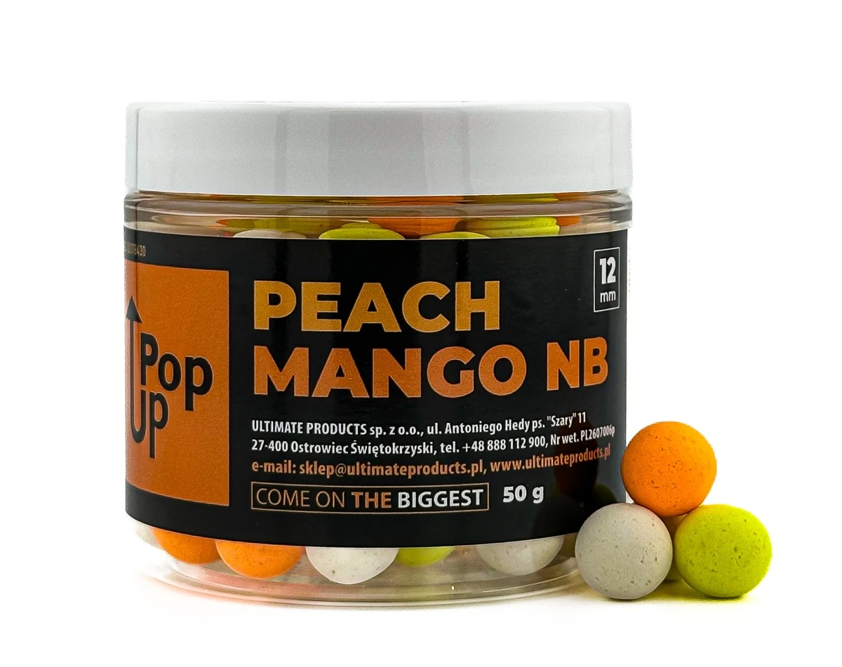 UltimateProducts Top Range Pop-Ups - Peach Mangorozmiar 12 mm - EAN: 5903855435490