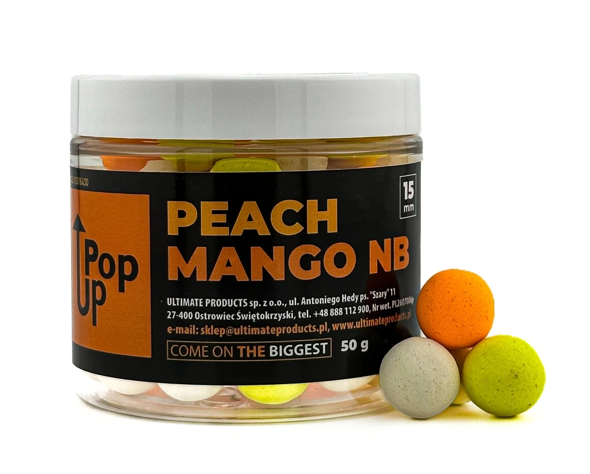 UltimateProducts Top Range Pop-Ups - Peach Mangorozmiar 15 mm - EAN: 5903855435506