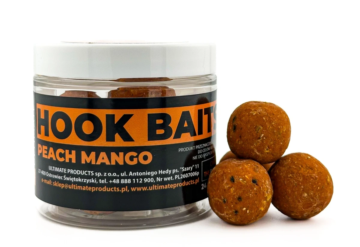 UltimateProducts Top Range Hookbaits - Peach Mangorozmiar 24 mm - EAN: 5903855435520