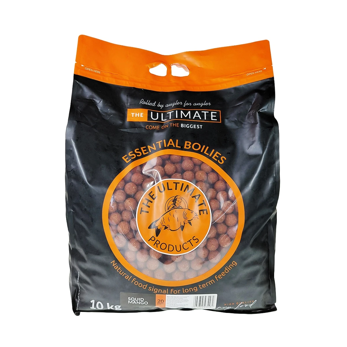 UltimateProducts Essential Boilies - Squid Mangorozmiar 20mm / 10kg - EAN: 5903855435582