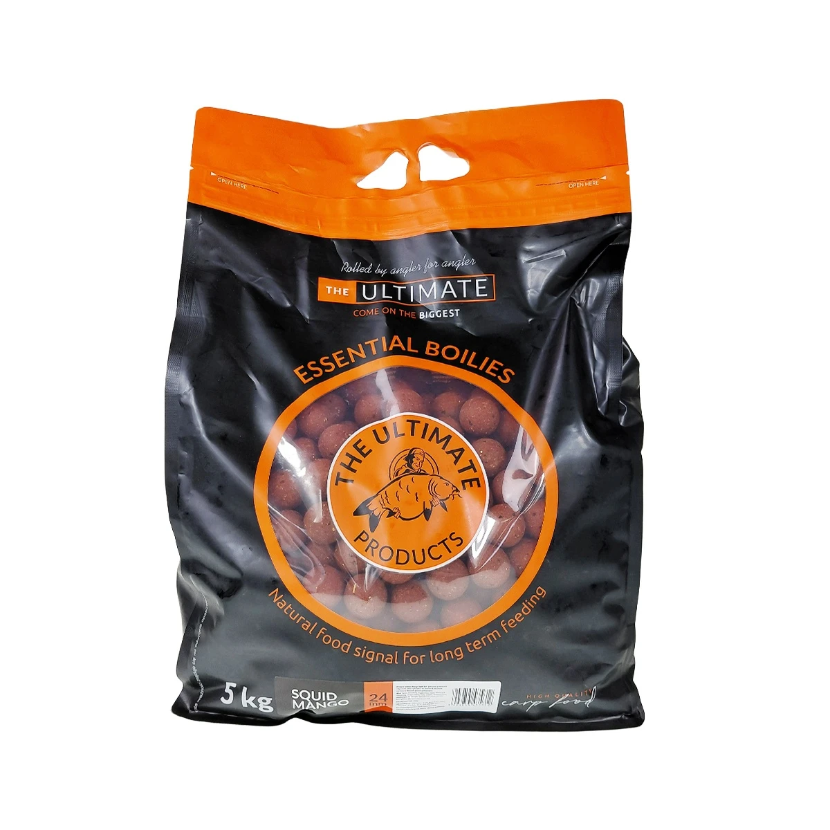 UltimateProducts Essential Boilies - Squid Mangorozmiar 24mm / 5kg - EAN: 5903855435612