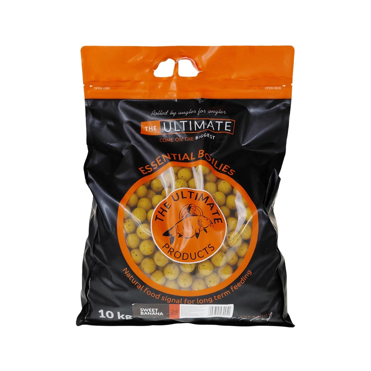 UltimateProducts Essential Boilies - Sweet Bananarozmiar 24mm / 10kg - EAN: 5903855430051
