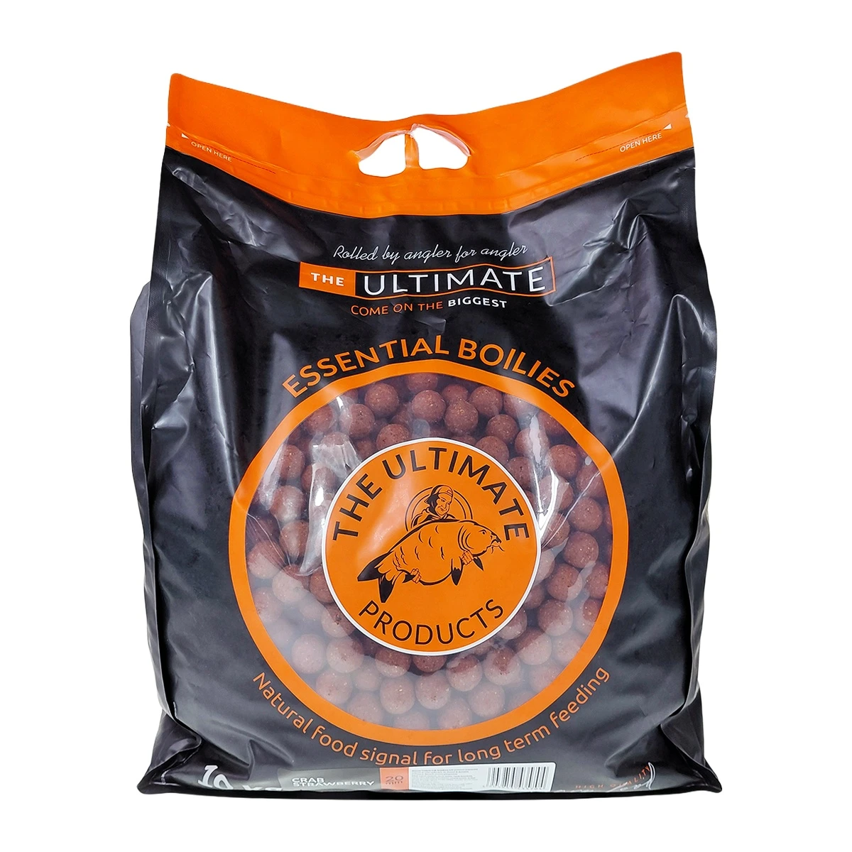 UltimateProducts Essential Boilies - Crab Strawberryrozmiar 20mm / 10kg - EAN: 5903855435704