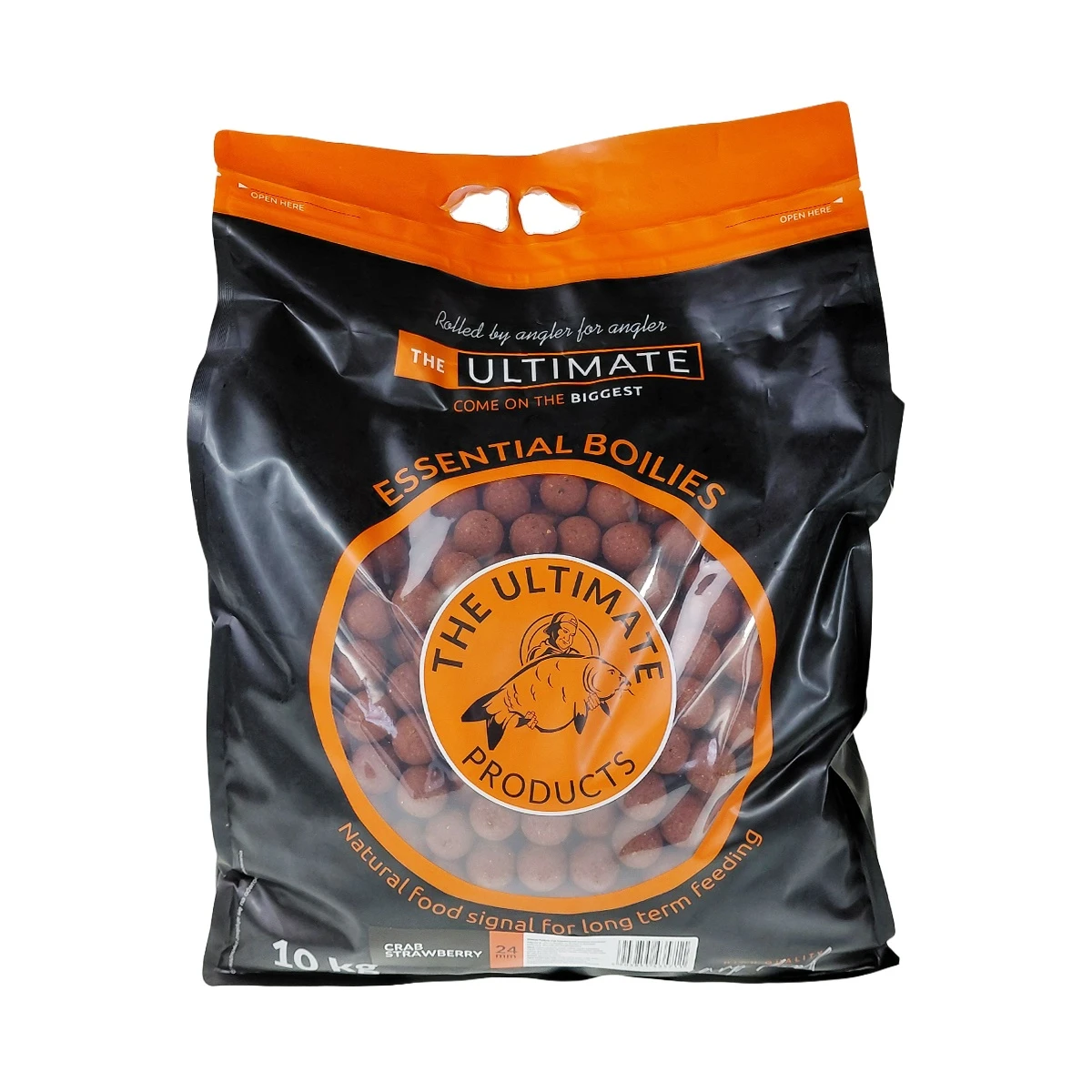 UltimateProducts Essential Boilies - Crab Strawberryrozmiar 24mm / 10kg - EAN: 5903855435711