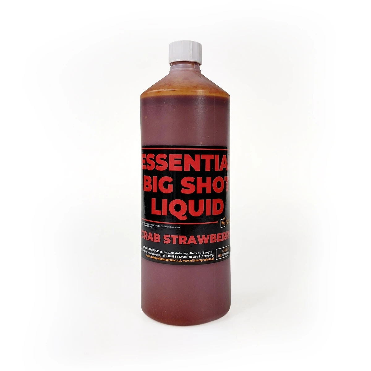 UltimateProducts Essential BIG SHOT Liquid - Crab Strawberryopakowanie 1L - EAN: 5903855435766