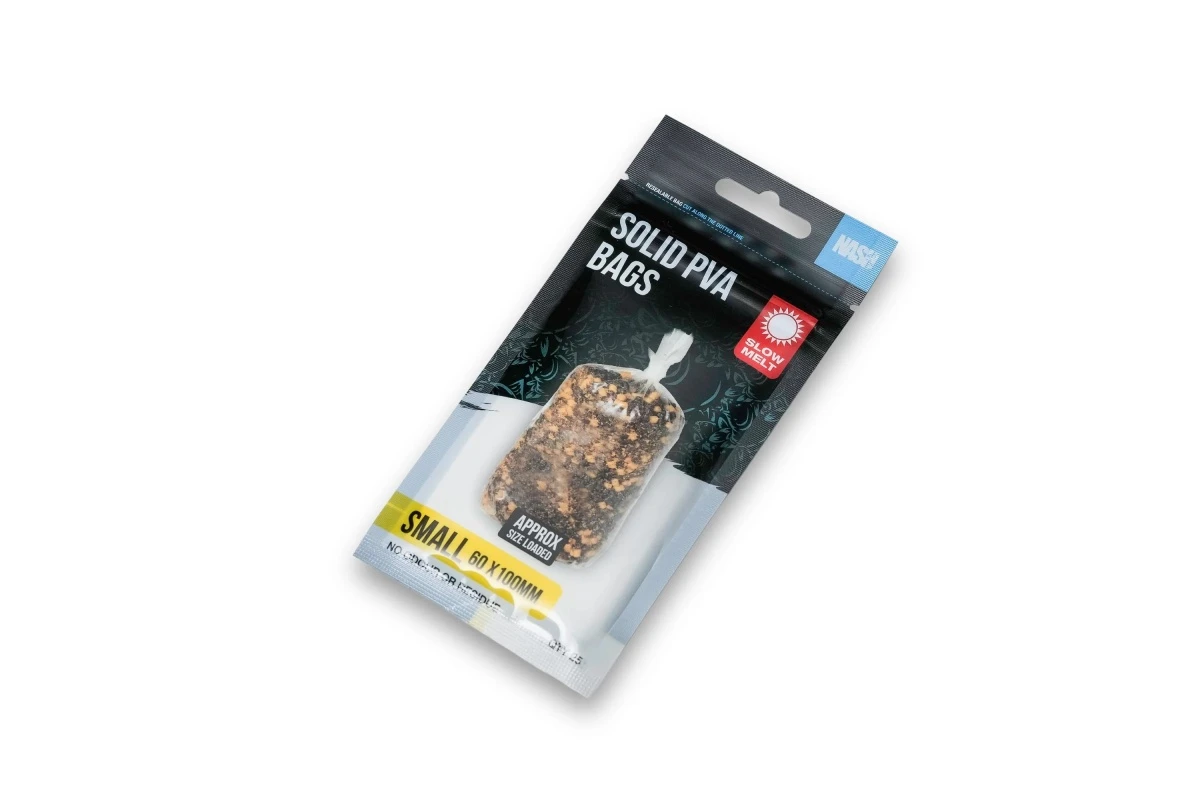 Nash Slow Melt Solid PVA Bags Small  rozmiar 100x60 mm - MPN: T8771 - EAN: 5055108987710