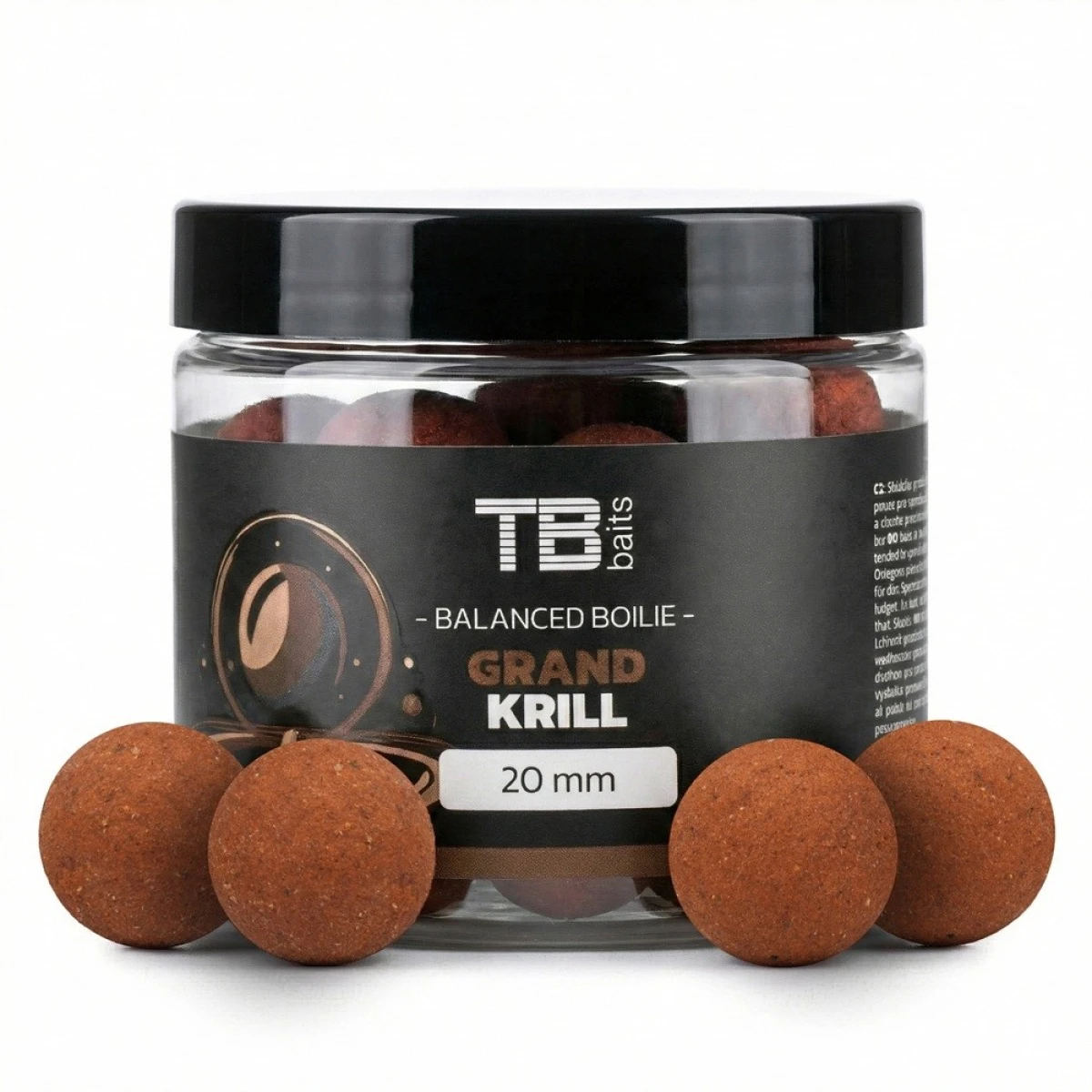 TB Baits Balanced Boilie + Attractor Grand Krill 24mm / 100grozmiar 24mm / 100g - MPN: TB00886 - EAN: 8596601008863