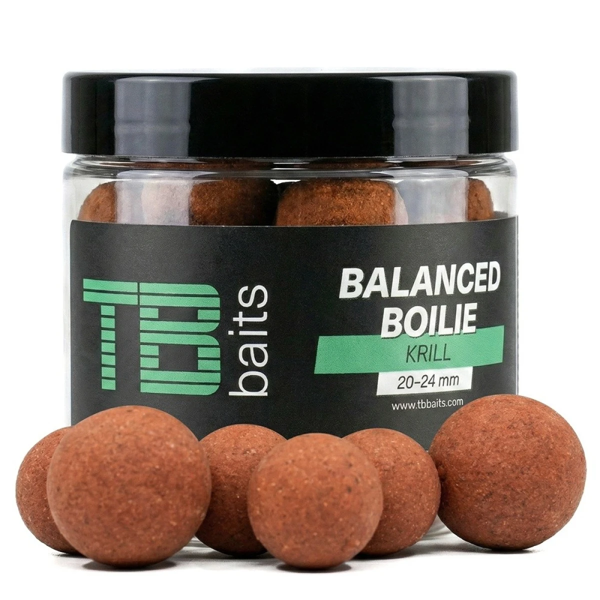 TB Baits Balanced Boilie Krill rozmiar 20-24mm / 100g - MPN: TB00901 - EAN: 8596601009013