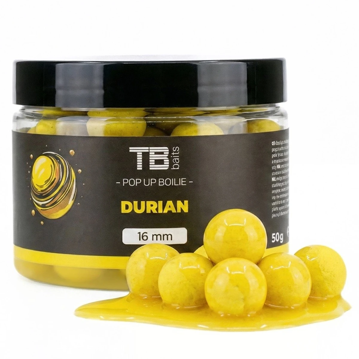 TB Baits Pop-Up Durian + NHDC 16mm / 50grozmiar 16mm / 50g - MPN: TB00916 - EAN: 8596601009167