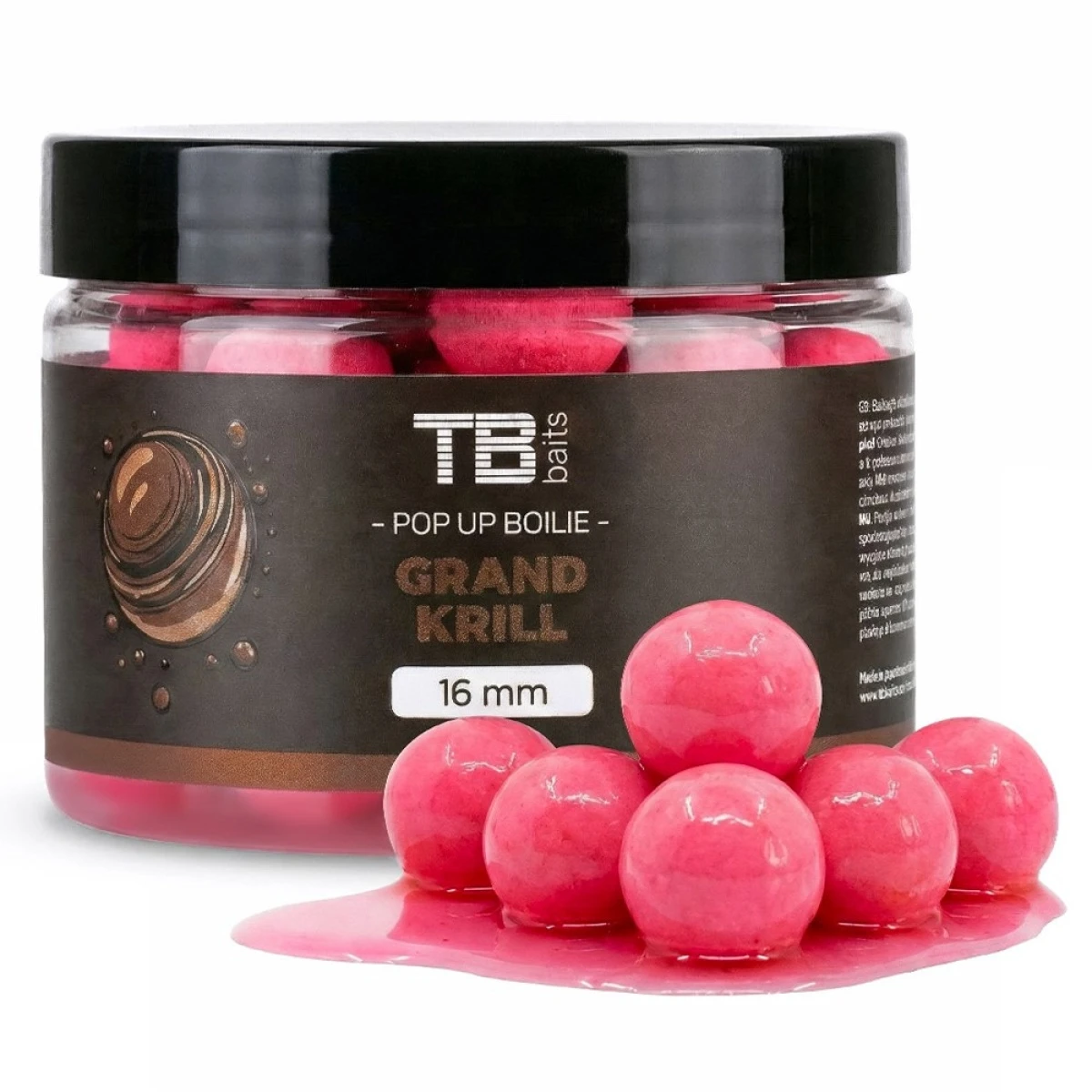 TB Baits Pop-Up Grand Krill + NHDC 16mm / 50grozmiar 16mm / 50g - MPN: TB00891 - EAN: 8596601008917