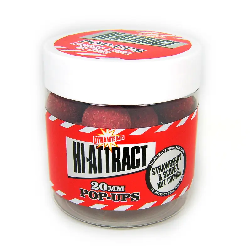 DynamiteBaits Pop-Ups Strawberry & Scopex Nut Crunchrozmiar 20 mm